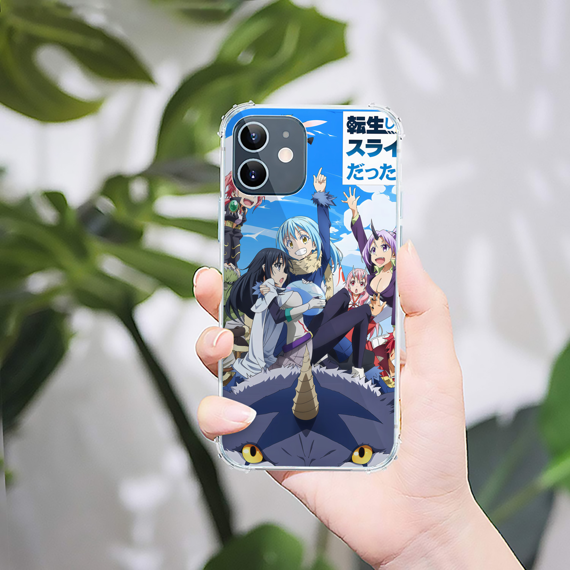 （画像用） 転スラ Regarding Reincarnated to Slime 【iPhone 12シリーズ対応】透明スマホケース（クリアソフトケース）